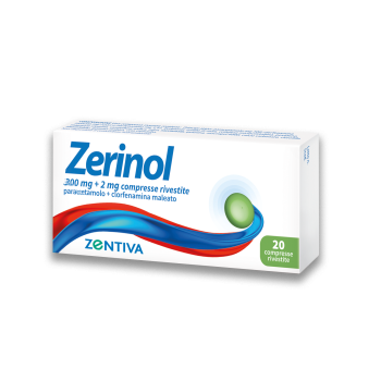 Zerinol 20compresse rivestite 300mg+2mg