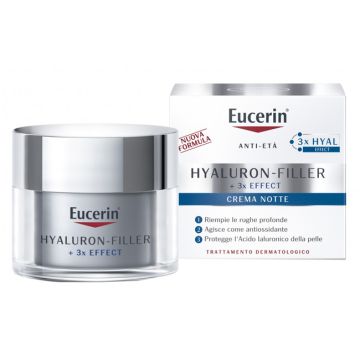 Eucerin crema hyaluron-filler notte 50 ml