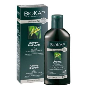 Biokap bellezza bio shampoo purificante cosmos ecocert 200 ml biosline