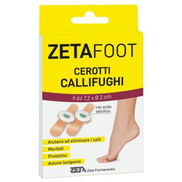 Zetafoot cerotto callifugo dischetto centrale 6 pezzi