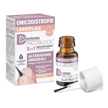 Dermovitamina micoblock 3 in 1 onicodistrofie camouflage 8 ml nude